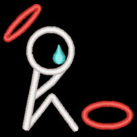 Sad Stickman Beanie Design