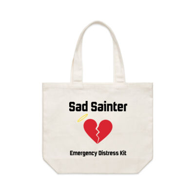 Sad Sainter Tote Bag Thumbnail